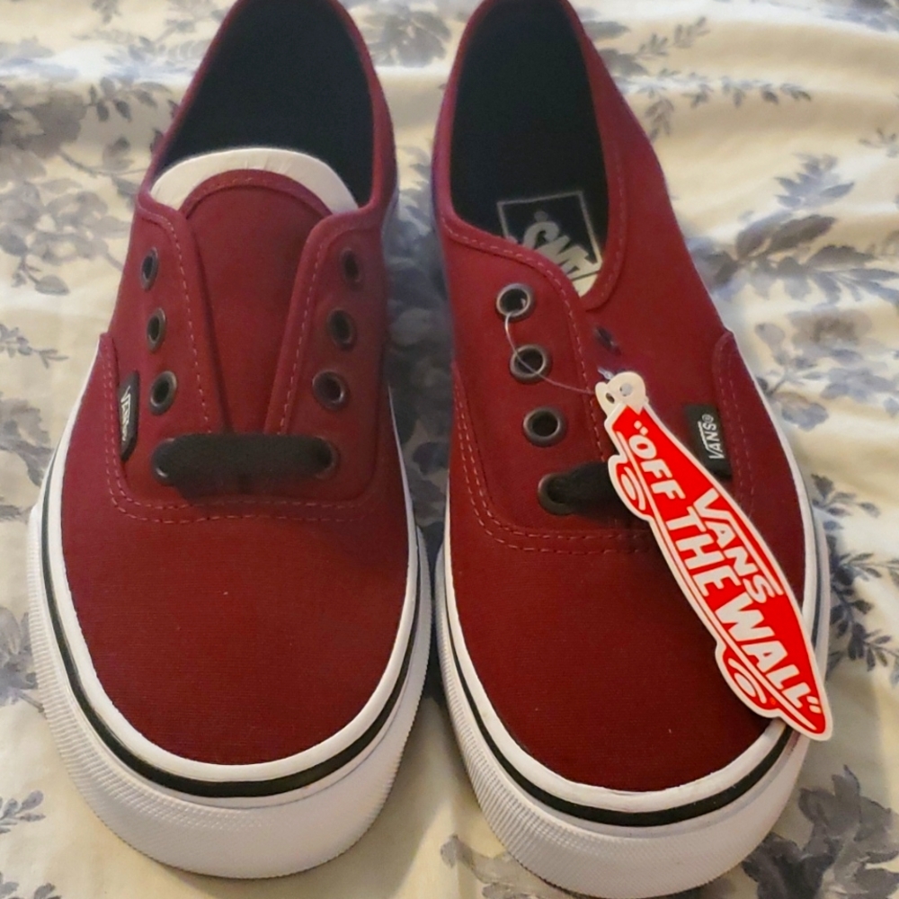 New in Box Vans Authentic Port Royale/Black Unisex Size 6.0 Women's/ 4.5 US Men